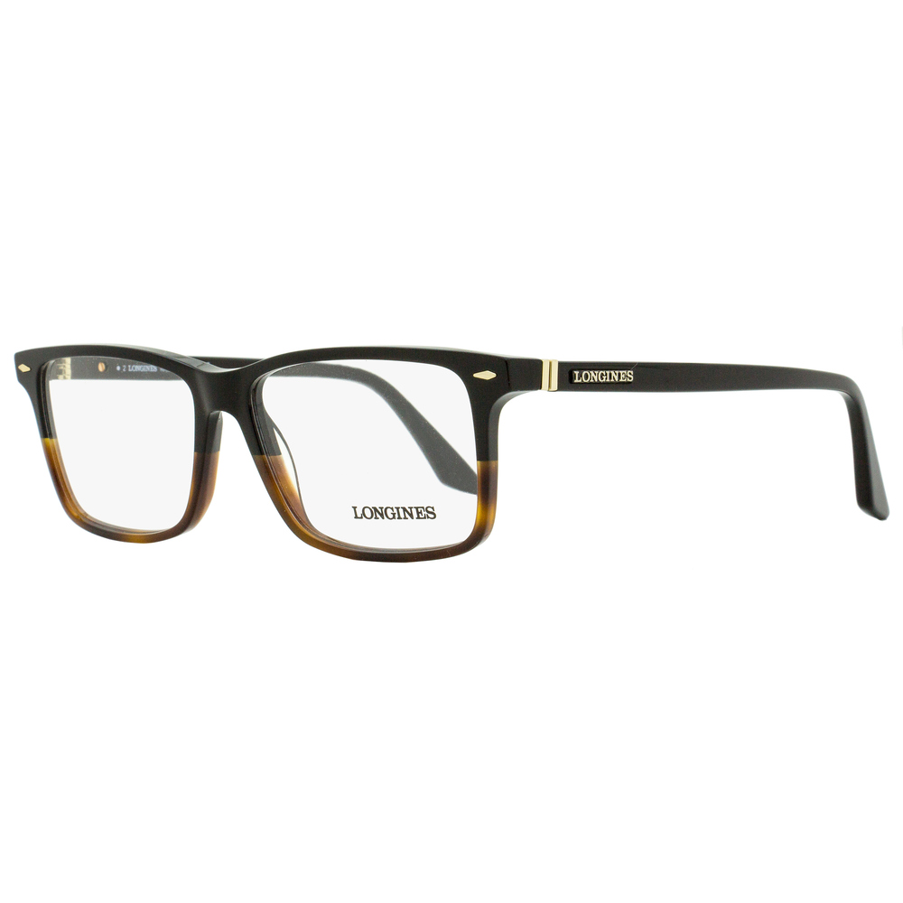 Longines Rectangular Eyeglasses LG5032 005 Black-Havana 57mm